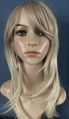 Ladies Blonde Wig Fringe Layered HAIRCUBE Heat Resistant