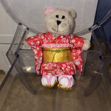 Starbucks Bearista Bear Plush Kimono Doll Japan Limited Edition Stuffed Toy Rare