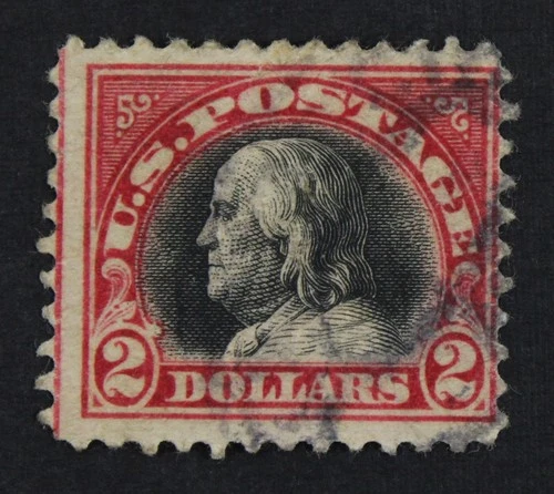 CKStamps: US Stamps Collection Scott#547 $2 Franklin Used