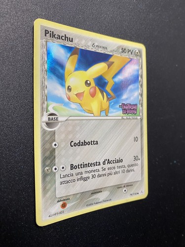 Pokémon TCG Pikachu 79/110 (Delta Species) - EX Holon Phantoms Stamped Holo ITA - Foto 4 di 9