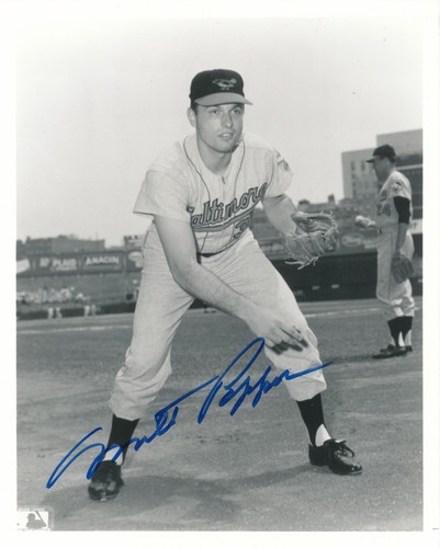 milt pappas autograph 8x10 photo orioles 209 wins no hitter 1972 dec 2016