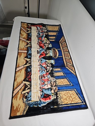 Italian Last Super Wall Tapestry / Rug 19.5 X 38.5 - Picture 2 of 10
