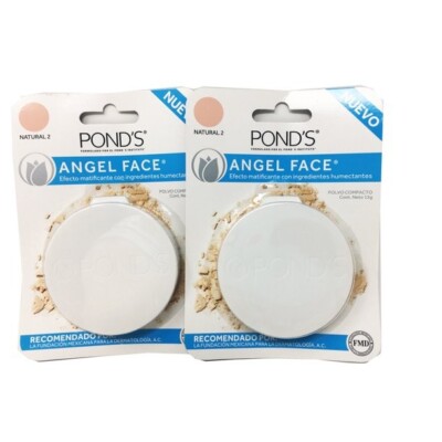 Pack 2 Pond's  Compact Powder With Mirror color (Natural 2)  NEW OPEN BOX