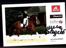 Ulla Salzgeber Autogrammkarte Original Signiert Reiten + A 122389