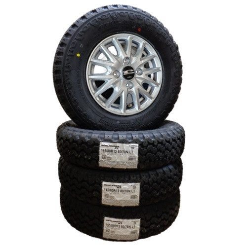 ヨコハマ JOB RY52 145/80R12 78/80N LT４本　2018 kurumanokutsushitaya_tz-5740
