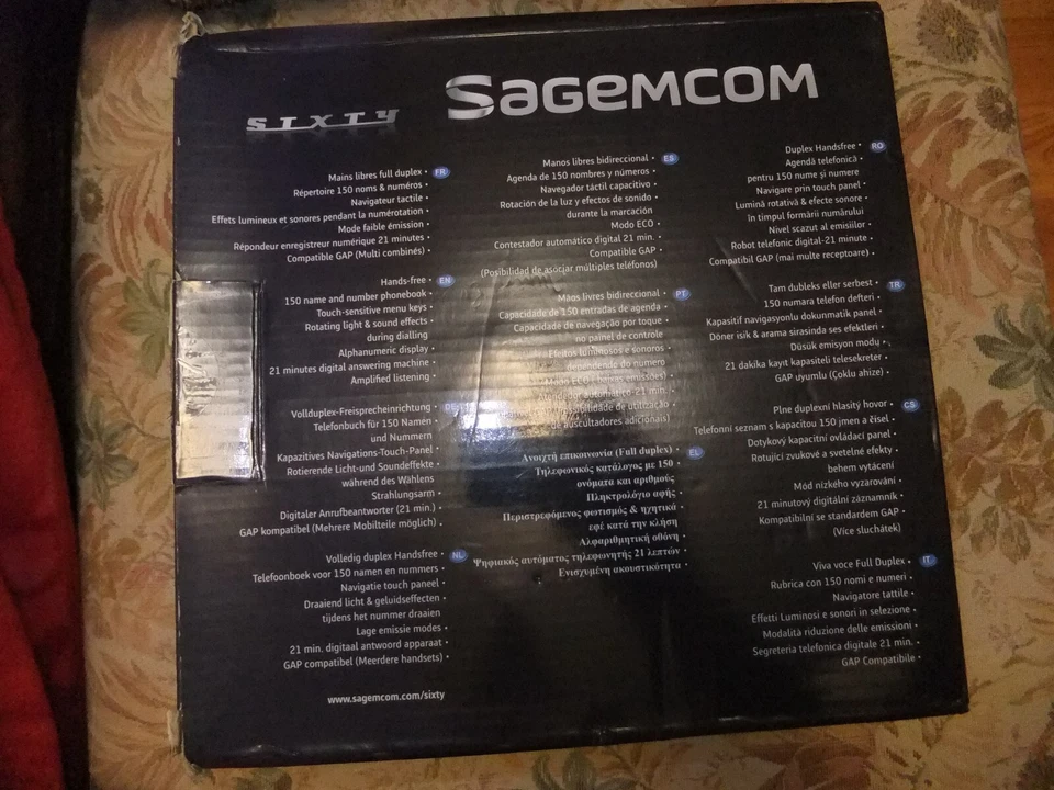 SAGEMCOM SPECIAL EDITION SIXTY TELEFONO CORDLESS CON SEGRETERIA TELEFONICA - Immagine 2 di 4