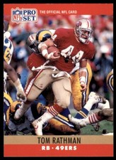 1990 Pro Set #294 Tom Rathman