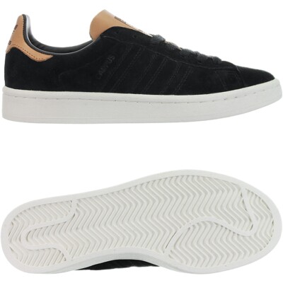 Adidas Campus W schwarz Damen Low-Top Sneakers Nubukleder Wildleder NEU