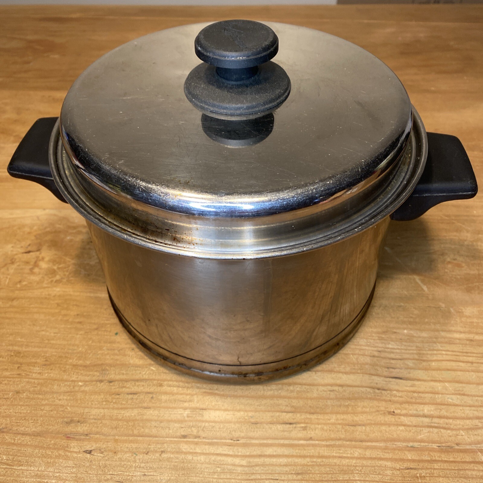 Vintage Lifetime Cookware 188 Stainless Steel 4 QT Stock Pot w/Lid eBay