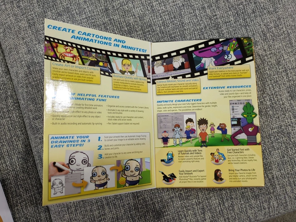 Smith Micro Anime Studio Debut 8 (Retail,1 User) - Full Version for Mac, Window… - Image 2 of 4