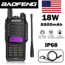 BAOFENG UV-9R PLUS Walkie Talkie Dual Band Outdoors Two Way Radios  VHF UHF IP67