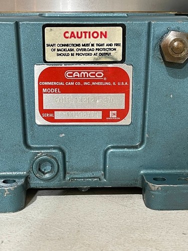 Camco 601RDM12H24-270 Rotary Indexer RDM Series 12 Stop W/ 180SM Gearbox 10:1 - Picture 2 of 9