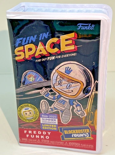 Blockbuster Funko REWIND Freddy Fun in Space Figure 2023 Limited Edition SDCC