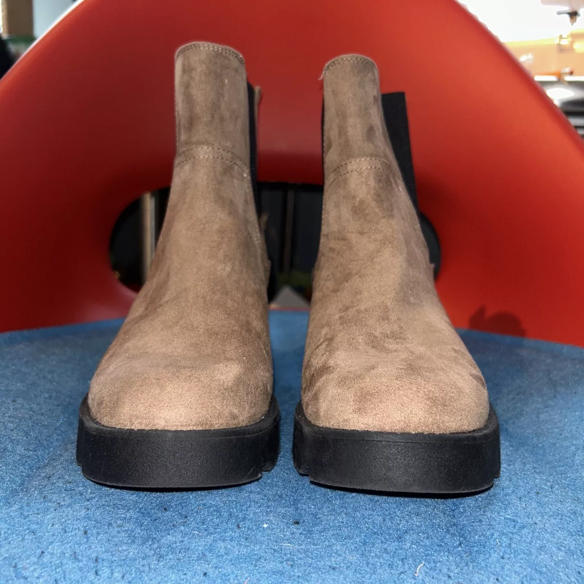 Taupe chelsea shop boots womens