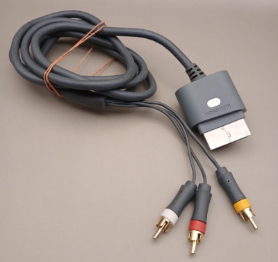 XBOX 360 - Orignal Microsoft AV / Scart Kabel / Component / Komponentenkabel  