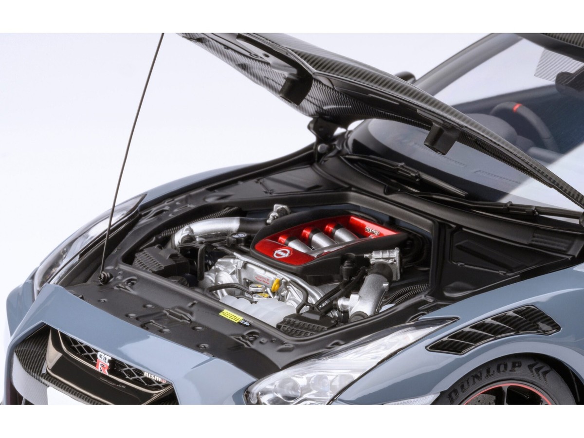 2022 NISSAN GT-R (R35) NISMO RHD STEALTH GRAY 1/18 MODEL CAR BY