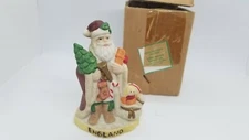 Traditional England Santa Figurine with box 25416-5 Made in China 
