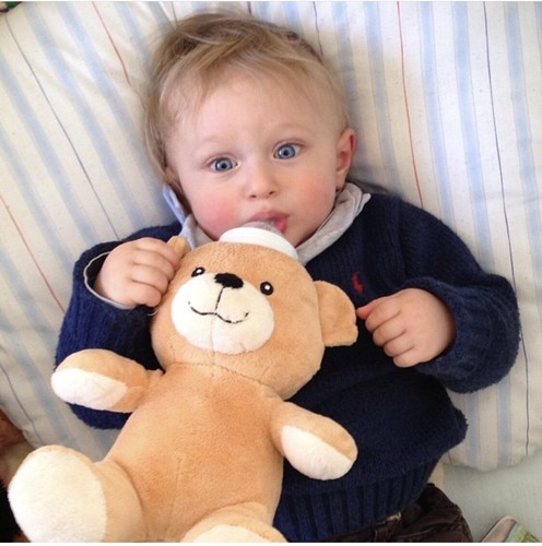 Baby (Bottle cuddler) Bear toy/feeder - Picture 4 of 7