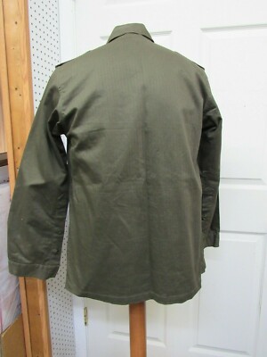 Dutch Army HBT Fatigue Shirt Jacket Herring Bone Twill 1974