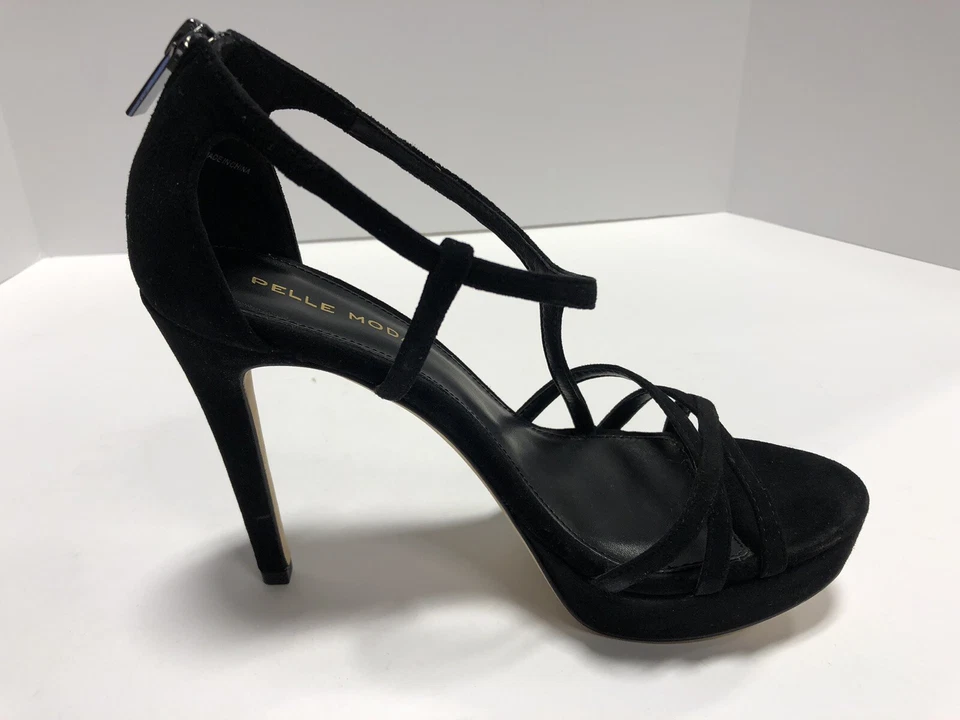 Pelle Moda Mujer Oneda, Tacones Altos Negros, Talla 6.5 M Foto 2 de 4