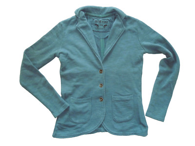 NATIVE SOULS - organic fair bio - Jersey / Sweat Blazer Gr. XS, blau-türkis
