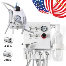 Portable Dental Turbine Unit with Weak Suction Work with Air Compressor B2 M4