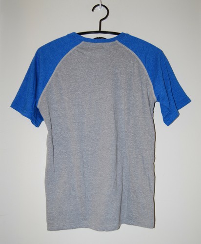 EUC Reebok Boy's Heather Blue & Gray Crew Neck SS Baseball T-Shirt sz XL 18-20 - Picture 6 of 8