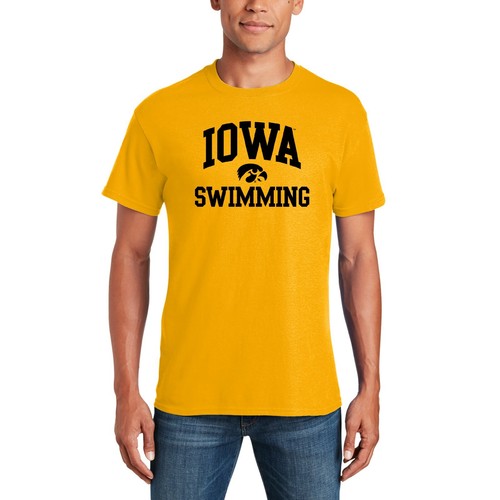 Camiseta de natación con logotipo de arco de Iowa Hawkeyes - dorada - Imagen 4 de 7