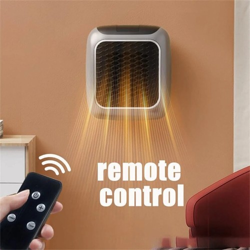 Electric Fan Heater Space Heater Fast Heating Ceramic Heaters Energy Saving 800W - Picture 4 of 11