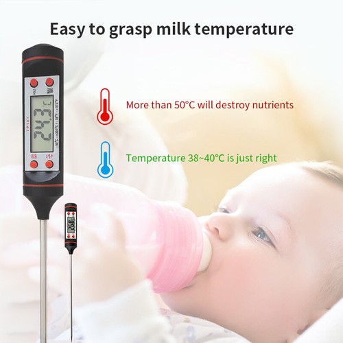 Food Baking Digital Kitchen Probe Thermometer Read Cooking Sensor Heat Tester - Bild 12 von 14