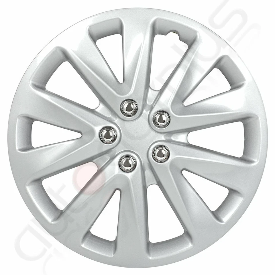 4 tapacubos plateados completos llantas 16" cubiertas de rueda para Chevrolet Impala Cruze 2000-2013 Foto 3 de 4