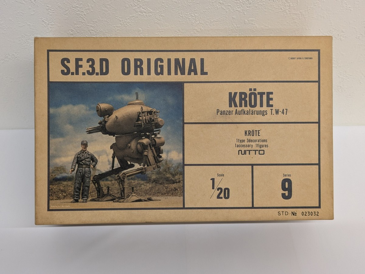 NITTO KRÖTE 1/20 S.F.3.Dシリーズ NITTO 1/20 Kit SF3D Krote Maschinen Krieger Unassembled S.F.3.D