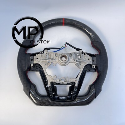 Real Carbon Fiber Steering Wheel For Toyota Hiace Hilux Fortuner