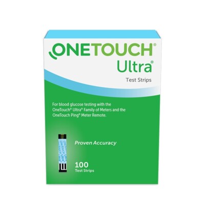 OneTouch Ultra Diabetic Test Strips New 4x100 - Exp 4/30/24