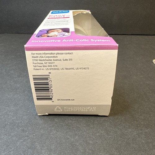 MAM Easy Start Anti-Colic Bottle, 9 oz 1-Count Baby Essentials, Medium Flow NEW - Picture 6 of 6