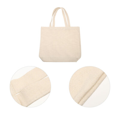 3 Pcs Net Tote Bag Canvas Bags Large Capacity Storage Travel