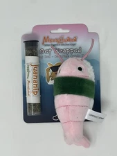 Meowijuana ~ Get Wrapped, Catnip Filled SHRIMP ROLL Cat Toy,  American Grown