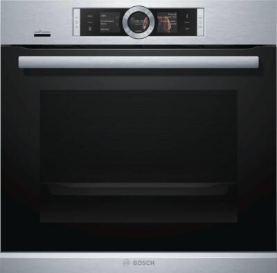 Bosch 24'' 11 Mode SS Home Connect Single Electric 500 Series Wall Oven HBE5452UC