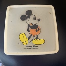 VINTAGE TUPPERWARE MICKEY MOUSE Walt Disney Productions Sandwich Storage