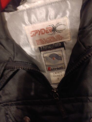 Spyder XTL One Piece Snow Ski Suit Womens Sz 8 Thinsulate LiteLoft Insulation - Picture 11 of 14
