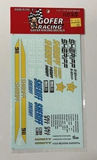 Gofer Racing Decal Sheet 1:24-1:25 Modern Sheriff #11025