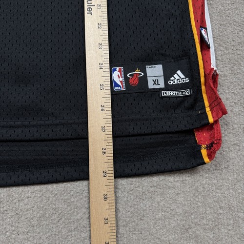 Miami Heat YOUTH Size XL Black Sleeveless NBA Basketball Dwayne Wade 3 Length +2 - Picture 8 of 9