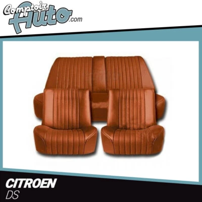 DPAN Garnitures sièges avant et banquette arrière pour Citroën DS en simili marron