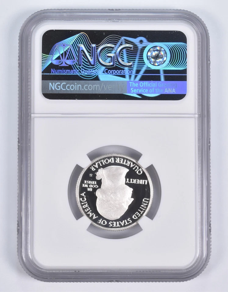 2016-S Silver PF69 ANT Fort Moultrie Quarter Limited Edition NGC - Image 2 of 4