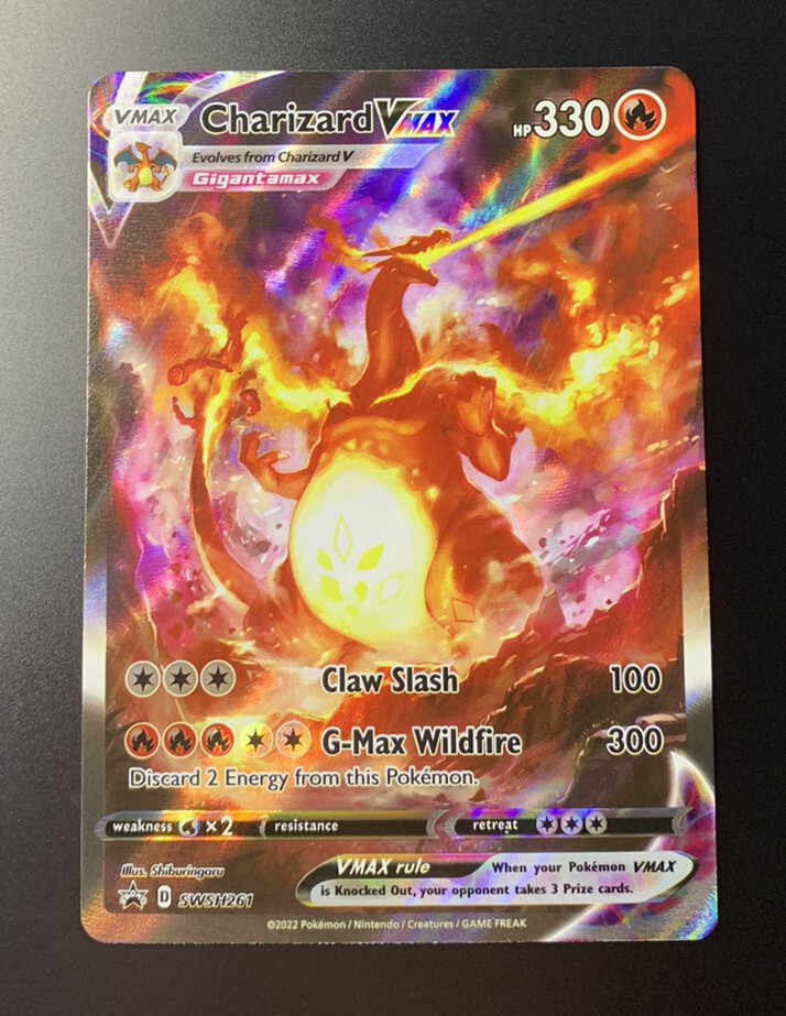 リザードンVMAX　Charizard　SWSH261 Pokemon CHARIZARD VMAX ALT ART SWSH261 Ultra Premium Collection
