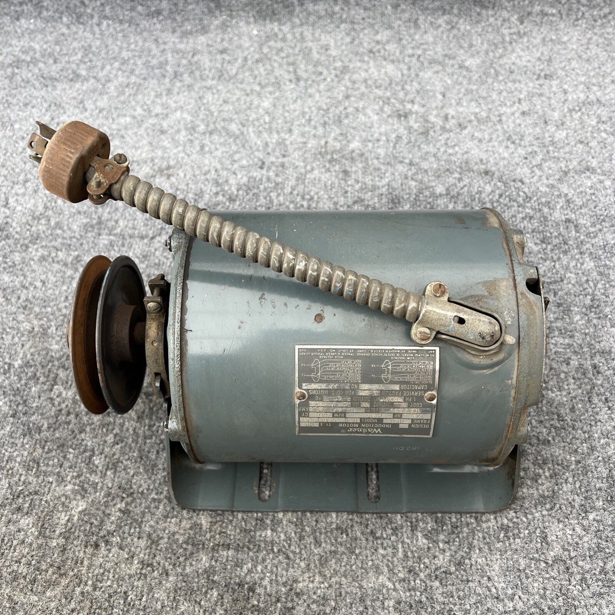 Wagner H56-22381-00 3/4hp 115/230V 1725rpm 1 phase AC Induction