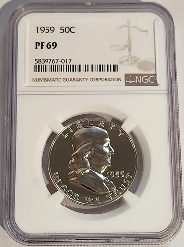 NGC PF 69 1959-P Franklin Half Dollar