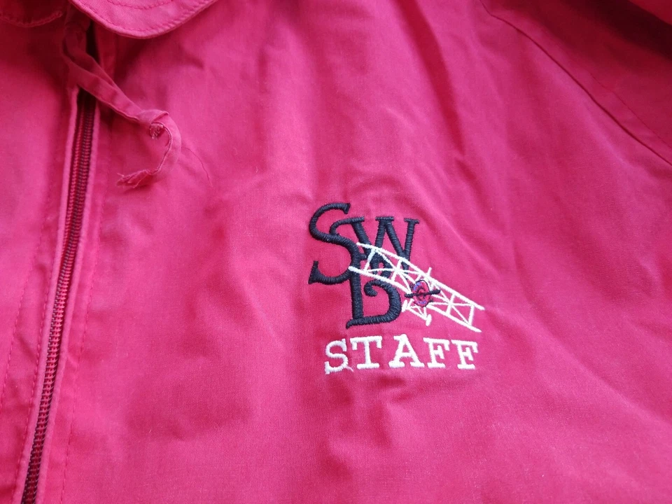 Chaqueta de béisbol vintage SCRANTON Wilkes-Barre RED BARONS MINOR LEAGUE STAFF XL b Foto 2 de 4