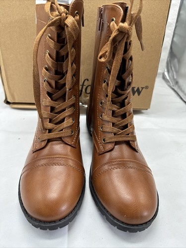 Comfortview Britta Boot Mid Calf Women's Winter Shoes Cognac Size 8M New - Picture 7 of 10
