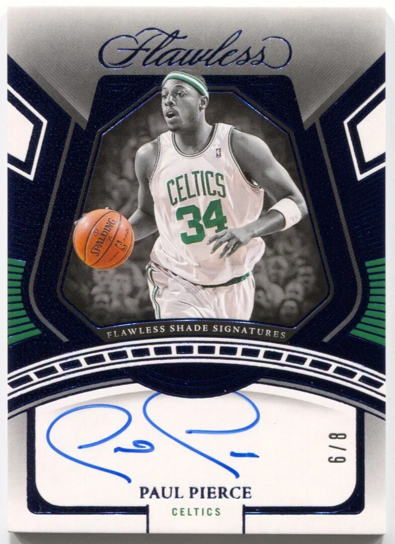 Panini Paul Pierce Basketball Autographed Sports Trading Cards